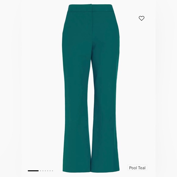 NWT Trina Turk Pool Teal Lulu dress pants slacks trousers -12 - Picture 10 of 10